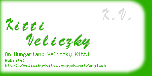 kitti veliczky business card